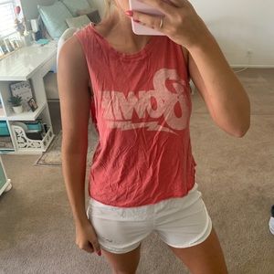 Daydreamer crop top vintage tank made in Cali